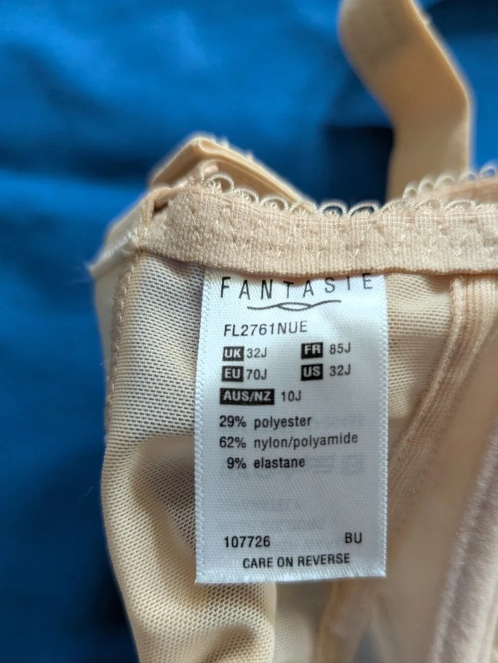 Fantasie Bra Salsa  32J (UK) / 32M (US)